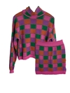 Conjunto Tricot Xadrez Lizzi