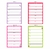 Organizador de horarios imantados - 14 x 20 cm - Positivo Juguetes 