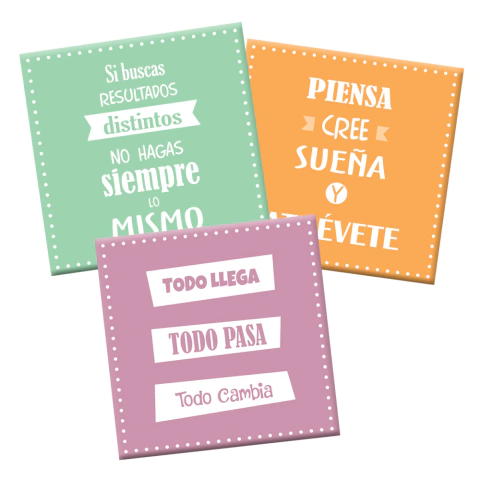 Imanes con frases