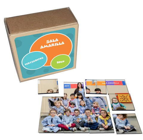 Rompecabezas personalizado madera - 12 piezas