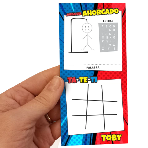 Mini Juego del ahorcado + Tateti Personalizado