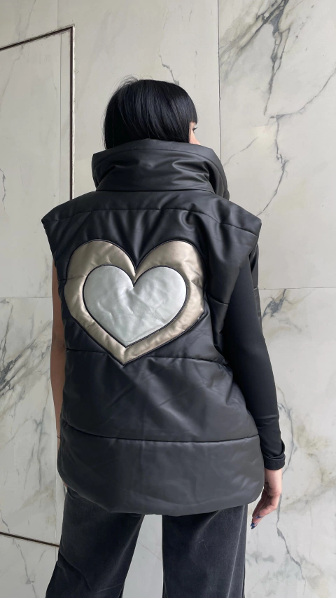 Chaleco Puffer Heart