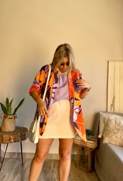 Musculosa de seda lila - comprar online