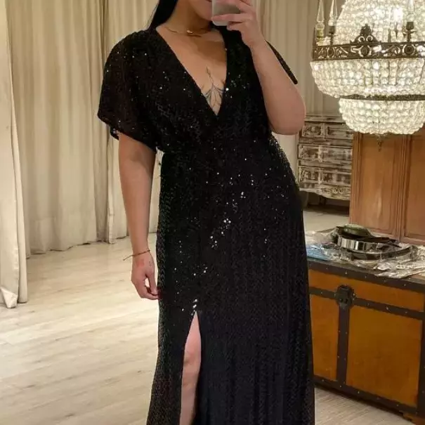 Vestido Elena tull bordado – Soya — imagen 21