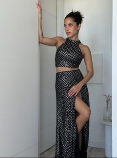 Falda magna tull bordado