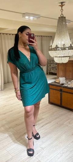 Vestido mari lurex - comprar online