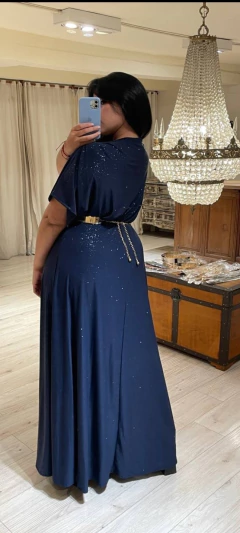 Vestido Alina LUREX -V12175 - Soya