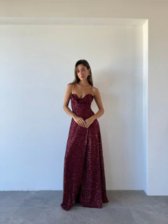 Vestido Baires Lentejuela -V1468 - Soya