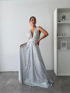 Vestido cala Lentejuela -V13943 - Soya