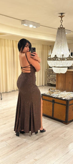 vestido Nicoletta lurex -V1418