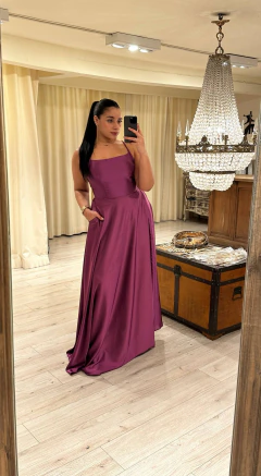 Imagen de vestido marita saten v14131
