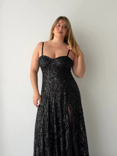 Vestido Ara guipiure v15243 - Soya