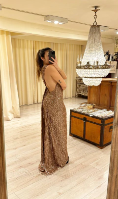 Vestido fiore flecos v14915 en internet