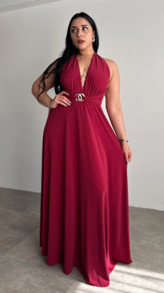 Vestido Cala lurex -V13941 - tienda online