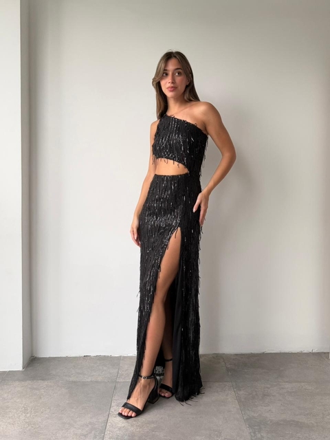 Vestido Jorgelina Flecos - comprar online