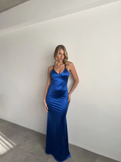 Vestido solange brilloso - V14862 - tienda online