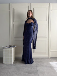 Vestido zabri lentejuela -V15481 - comprar online