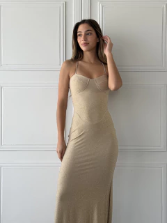 Vestido Zabri lurex v15484 - tienda online