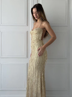 Imagen de Vestido zabri flecos -V15483