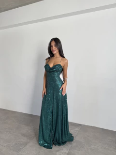 Vestido Baires Lentejuela -V1468 - Soya