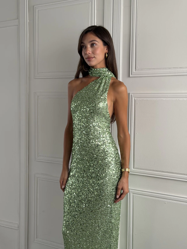 Vestido fiore canutillo Soya — imagen 3