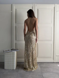 Vestido gala Guipiure V1542 - comprar online