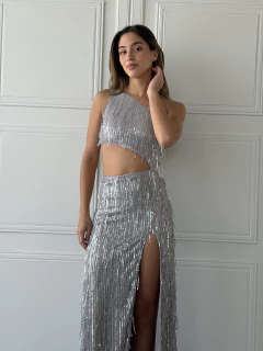 Vestido Jorgelina Flecos