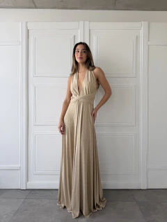 Vestido Cala lurex -V13941 - Soya