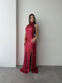 Vestido gala Guipiure V1542