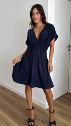 Vestido mari lurex -V14351 - Soya