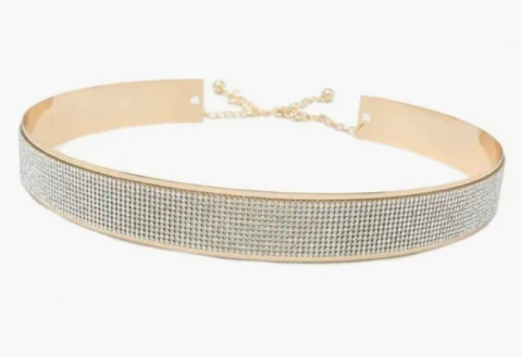 Cinto rigido strass - comprar online