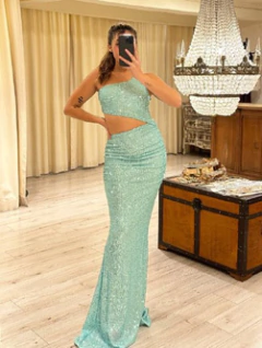 Vestido vitto Lentejuela v15192 - Soya