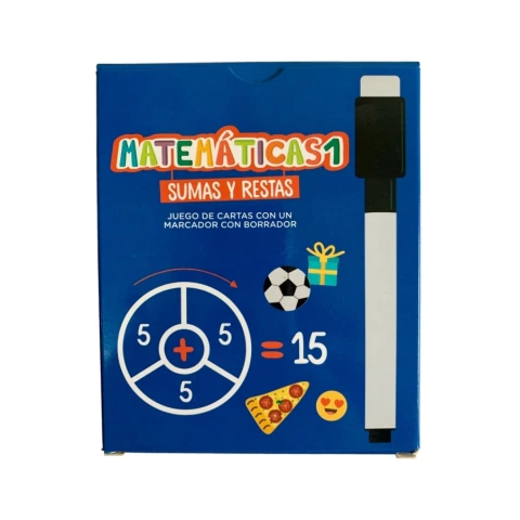 Cartas aprendo a sumar y restar - comprar online