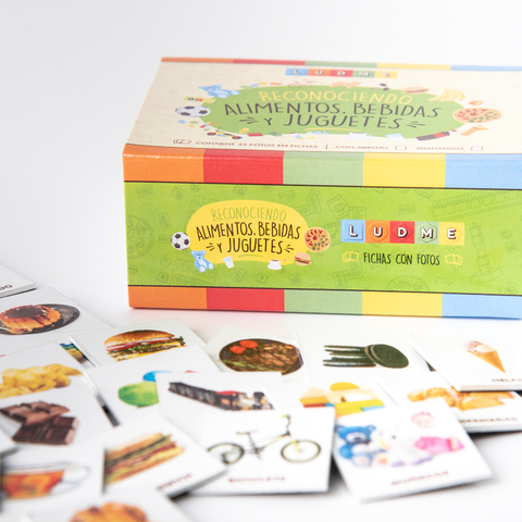 Pictos Reconociendo alimentos, bebidas y juguetes