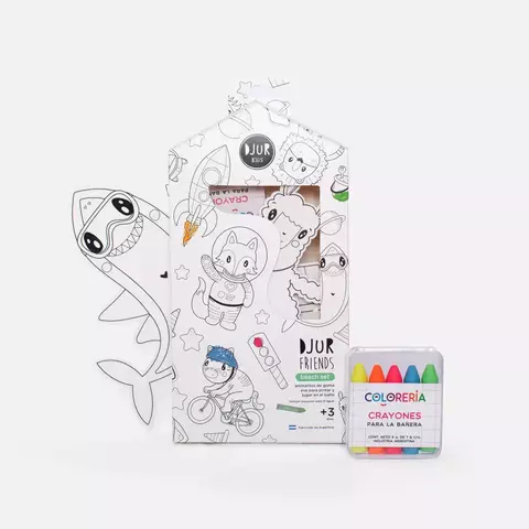 Playa al agua para pintar