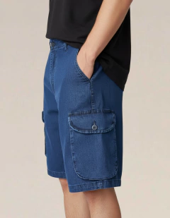 BERMUDA CARGO JEANS (STONE) - W Lataam