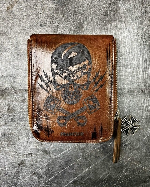 Billetera Driver Skull Whisky