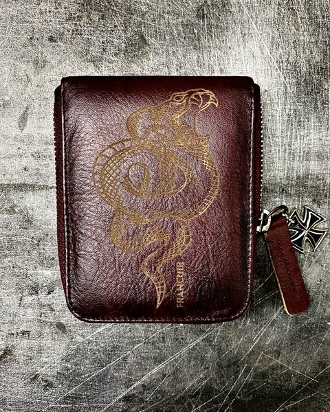 Burgundy Cobra Wallet
