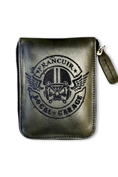 Billetera Local Garage militar green
