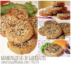 Hamburguesas de garbanzos (2u) en internet