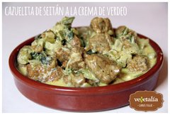 Guiso de seitán al verdeo (1/2kg) - VEGETALÍA Carnes Veggies
