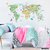 vinilo decorativo planisferio infantil