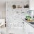 Vinilo adhesivo para pared con palabras y objetos de cocina