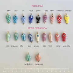 Pulseira TRE Banhada a Ouro 18K Charms na internet