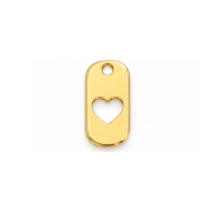 [PINGENTE] Placa heart