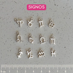Pulseira 7 Nós Charms Banhada a Ródio Branco (monte a sua!)