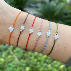 Pulseira Estrela Madrepérola Cor Sortida!