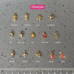 Pulseira 7 Nós Charms Banhada a Ouro 18K (monte a sua!) - comprar online