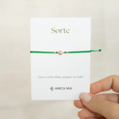 Imagem do Pulseira Trevo Zircônia Desejos