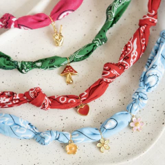 Colar Bandana Charms - loja online